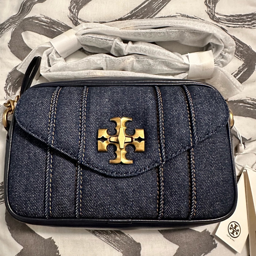 Tory Burch Kira denim crossbody